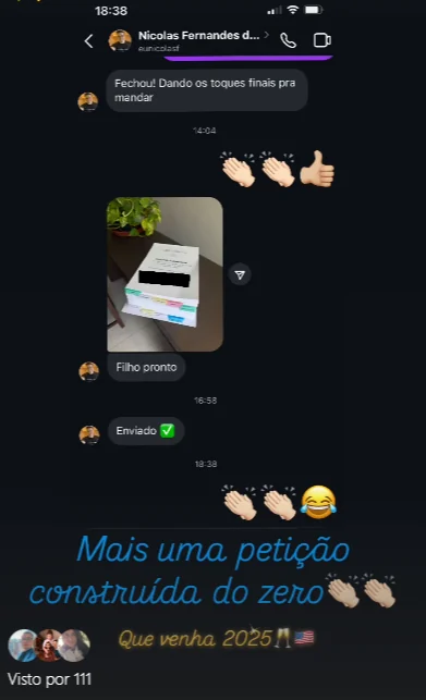 Registro 22 da área de depoimentos do site Thiago Mait