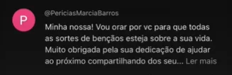Registro 29 da área de depoimentos do site Thiago Mait